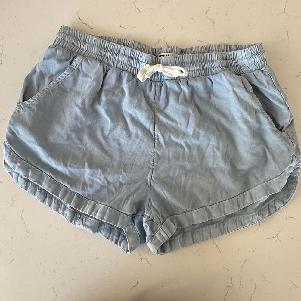 Billabong Women's Road Trippin Elastic Waist Drawstring Shorts size medium